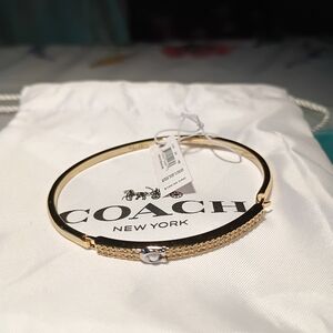 Coach Gold and Silver Chain Bangle